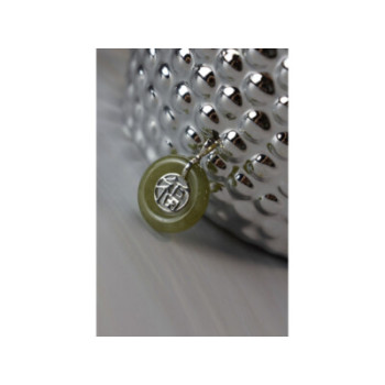 925 Sterling Silver Jadeite Pendant