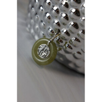 925 Sterling Silver Jadeite Pendant
