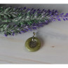 925 Sterling Silver Jadeite Pendant