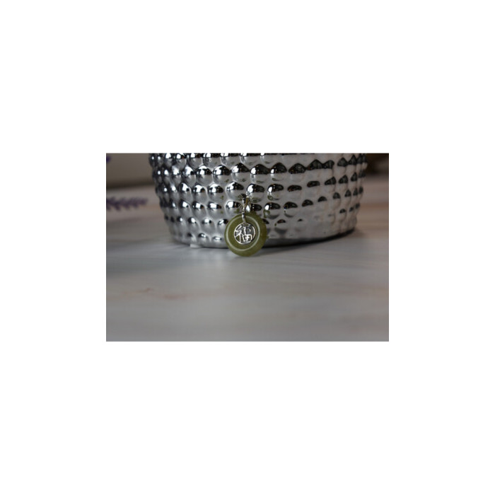 925 Sterling Silver Jadeite Pendant