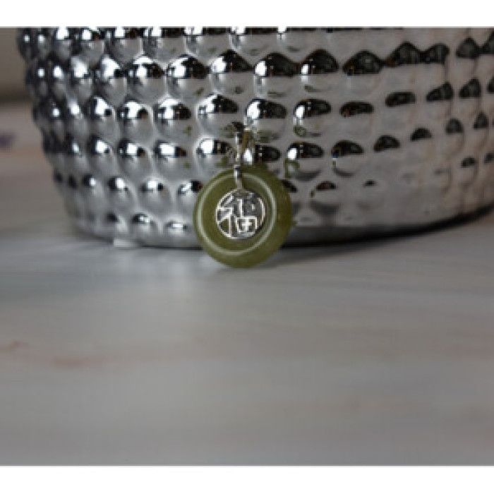 925 Sterling Silver Jadeite Pendant