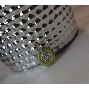 925 Sterling Silver Jadeite Pendant