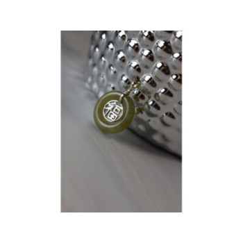 925 Sterling Silver Jadeite Pendant