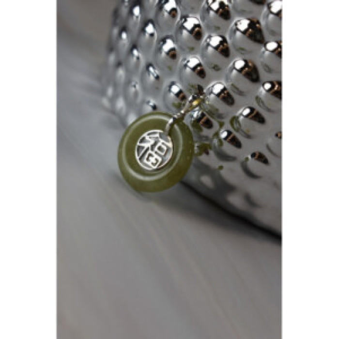 925 Sterling Silver Jadeite Pendant
