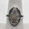 925 Sterling Silver Diamond Ring Size 8