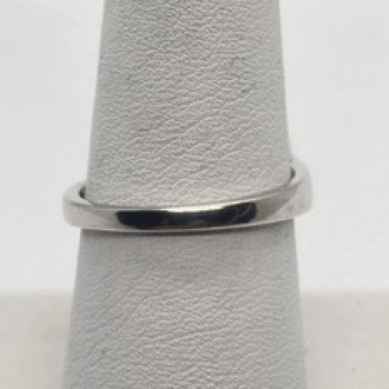 925 Sterling Silver Diamond Ring Size 8