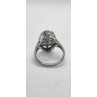 925 Sterling Silver Diamond Ring Size 8