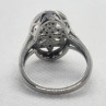 925 Sterling Silver Diamond Ring Size 8