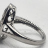 925 Sterling Silver Diamond Ring Size 8