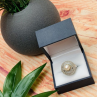 925 Sterling Silver Pearl Ring Size 8