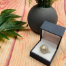925 Sterling Silver Pearl Ring Size 8