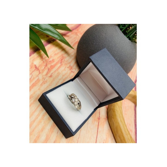 925 Sterling Silver White/colorless Spinel Ring Size 6.5