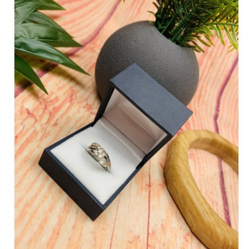 925 Sterling Silver White/colorless Spinel Ring Size 6.5