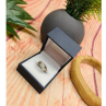 925 Sterling Silver White/Colorless Spinel Ring Size 6.5