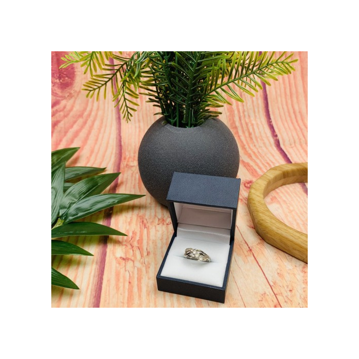 925 Sterling Silver White/colorless Spinel Ring Size 6.5