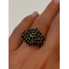 10K YELLOW GOLD RING SAPPHIRE SIZE 7