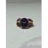 10K YELLOW GOLD AMETHYST RING SIZE 7
