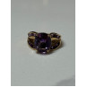 10K YELLOW GOLD AMETHYST RING SIZE 7