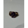 10K YELLOW GOLD AMETHYST RING SIZE 7