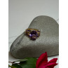 10K YELLOW GOLD AMETHYST RING SIZE 7