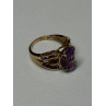 10K YELLOW GOLD AMETHYST RING SIZE 7