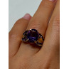10K YELLOW GOLD AMETHYST RING SIZE 7