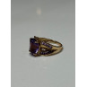 10K YELLOW GOLD AMETHYST RING SIZE 7