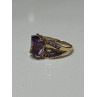 10K YELLOW GOLD AMETHYST RING SIZE 7