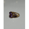10K YELLOW GOLD AMETHYST RING SIZE 7