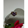 10K YELLOW GOLD AMETHYST RING SIZE 7