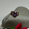 10K Yellow Gold Amethyst Ring Size 7