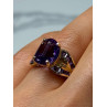 10K YELLOW GOLD AMETHYST RING SIZE 7