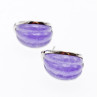 925 Sterling Silver Agate Stud Earrings