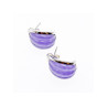 925 Sterling Silver Agate Stud Earrings