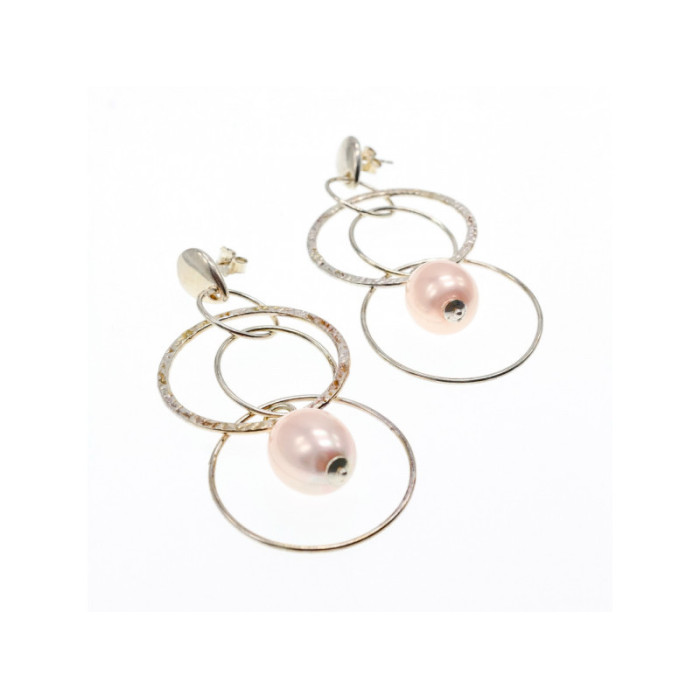 925 STERLING SILVER PEARLS EARRINGS