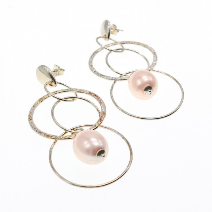 925 Sterling Silver Pearls Earrings