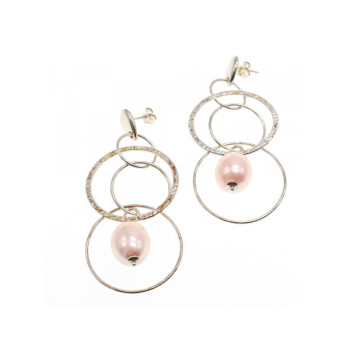 925 STERLING SILVER PEARLS EARRINGS