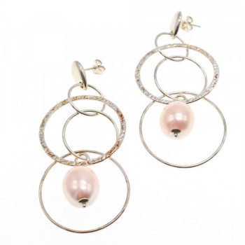925 Sterling Silver Pearls Earrings