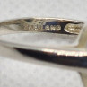 925 Sterling Silver Topaz Ring Size 8