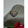 10K YELLOW GOLD DIAMONDS RING SIZE 9