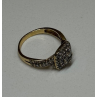 10K YELLOW GOLD DIAMONDS RING SIZE 9