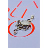 925 Sterling Silver Moonstone, Amethyst & Garnet Pendant