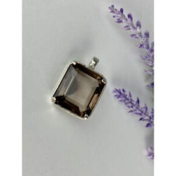 925 Sterling Silver Brown Tourmaline Pendant