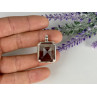 925 STERLING SILVER BROWN TOURMALINE PENDANT