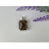 925 STERLING SILVER BROWN TOURMALINE PENDANT