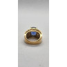 925 Sterling Silver With Blue CZ Ring Size 5