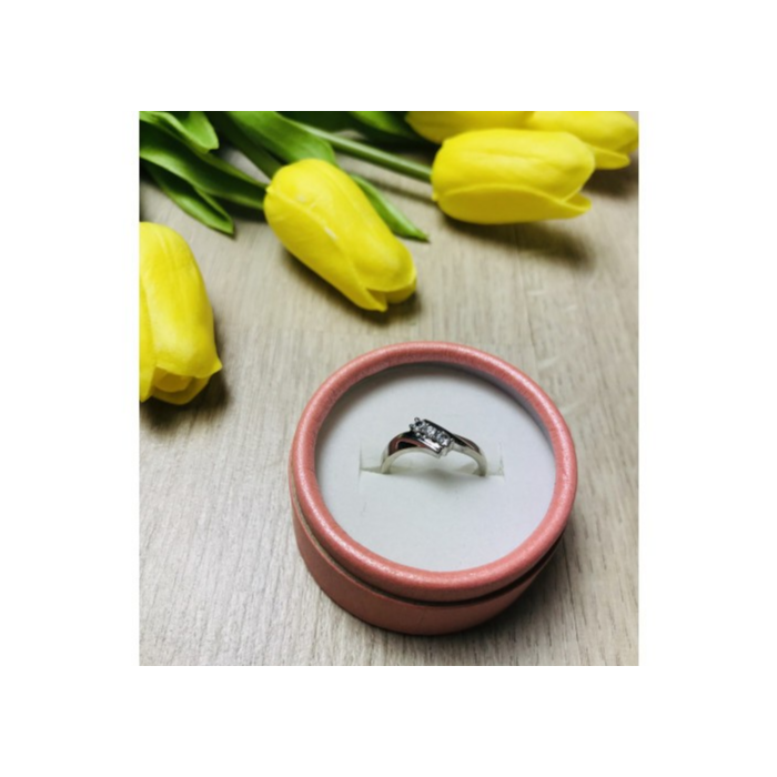 925 Sterling Silver CZ Ring Size 7