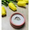925 Sterling Silver CZ Ring Size 7