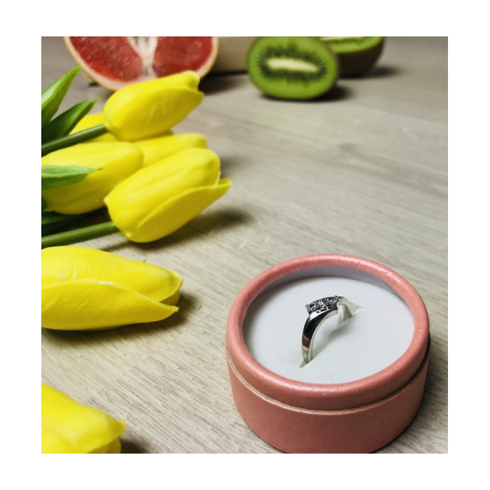 925 Sterling Silver CZ Ring Size 7