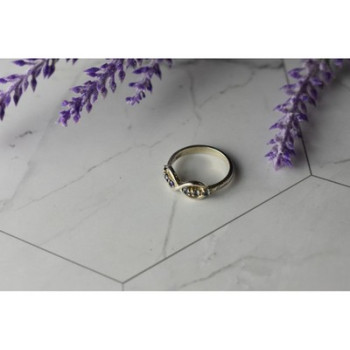 925 Sterling Silver Blue Tourmaline & Spinel Ring Size 5.5 Megan Ray